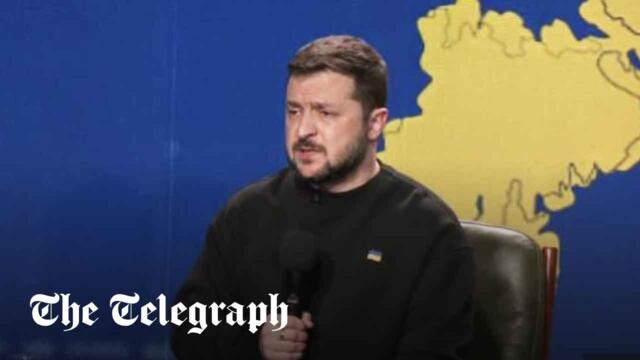 In full: Ukrainian President Zelensky speaks to media | English translation