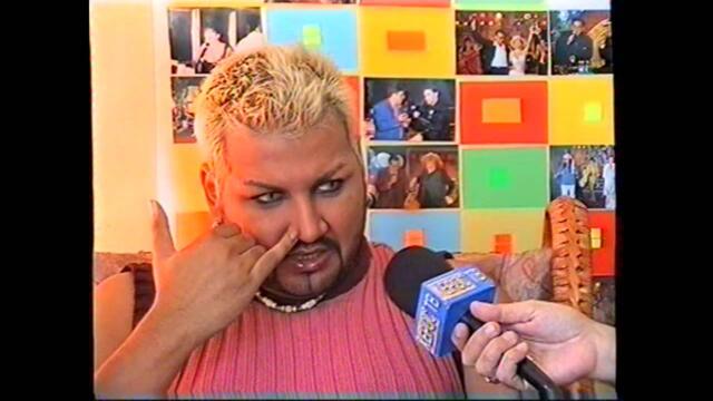 1vo TV Interviu na AZIS /Азис/ "Show de Rey Gonzalez" 2002 "Шоуто на Рей Гонзалес"