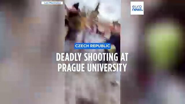 At least 10 killed in mass shooting in downtown Prague