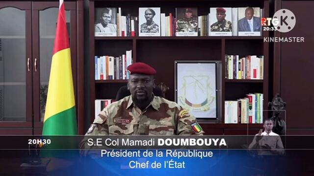Discours du président de la transition colonel Mamadi Doumbouya..