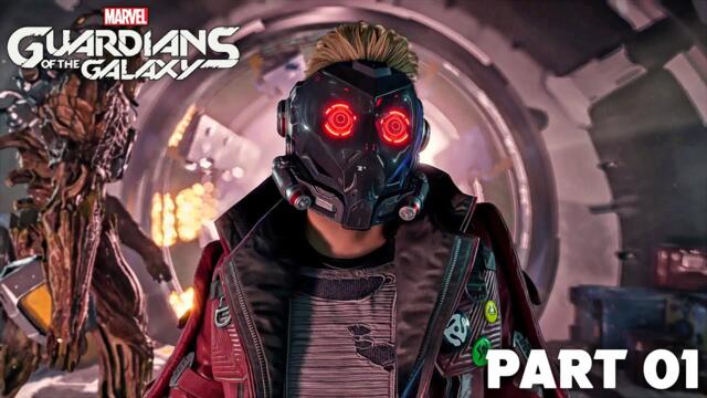 GUARDIANS OF THE GALAXY PS5 Walkthrough Gameplay Part 1 - INTRO (FULL GAME)