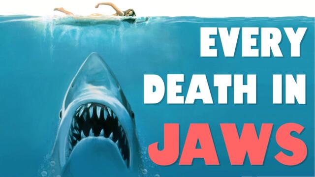 Every Death in Jaws in 4 Minutes! 1975 Movie