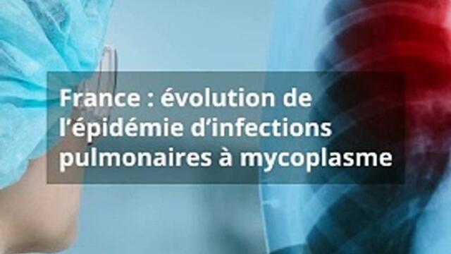 France : évolution de l’épidémie d’infections pulmonaires à mycoplasme