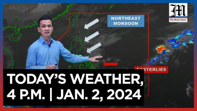 Today's Weather, 4 P.M. | Jan. 2, 2024