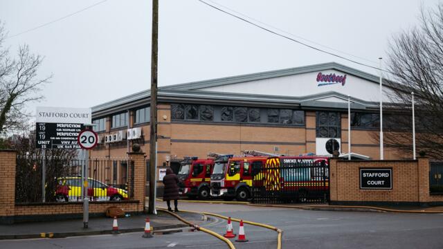 Fire breaks out off Stafford Road in Wolverhampton