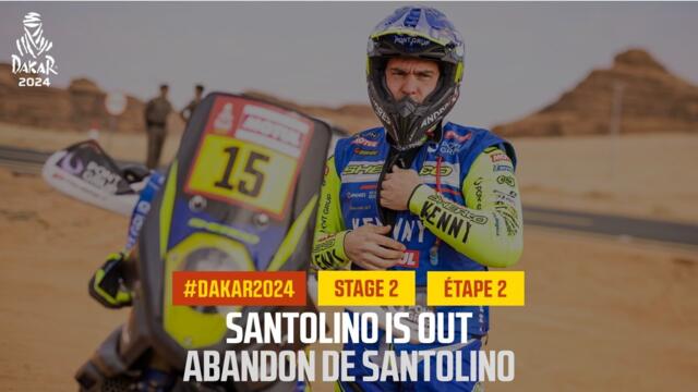 Santolino is out - Stage 2 - #Dakar2024