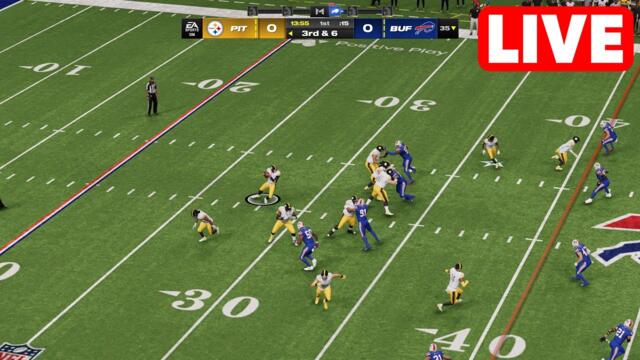 NFL LIVE🔴 Pittsburgh Steelers vs Buffalo Bills | Wild Card NFL Full Game - 14th January 2024 NFL 24 2024-01-12 01:21