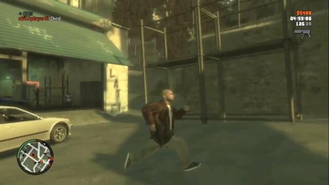 Man rages on GTA IV in 2023