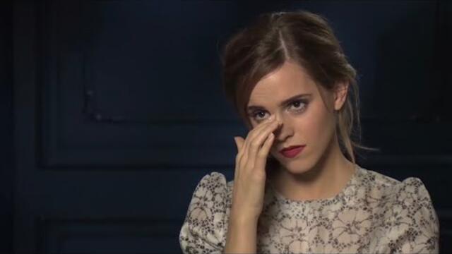 Emma Watson gets upset and stops the interview.