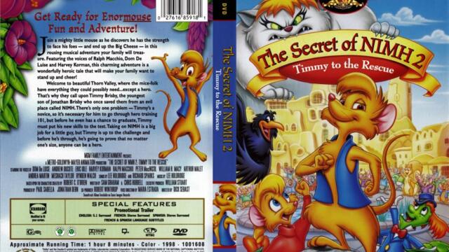 Тайните на умните мишоци: Спасителят Тими (синхронен екип, дублаж по БНТ 1 на 10.01.2015 г.) (запис)