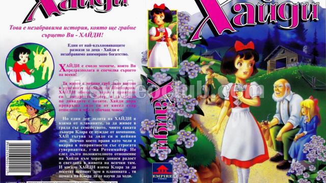 Хайди 1995 (синхронен екип, дублаж на Емпайър Видео, 20.07.2005 г.) (запис)