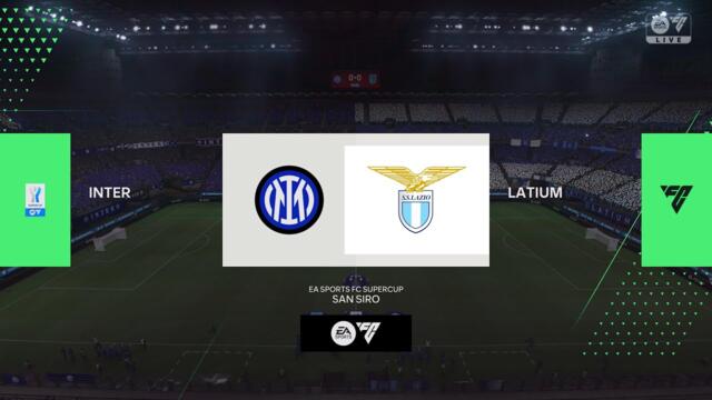 Inter vs Lazio - SuperCup - 19th January 2024 - Full Match FC 24 2024-01-19 19:14