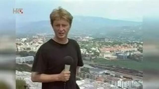 Joško Martinović, bio je među prvima koji su ušli u oslobođeni Knin I poslao reportažu za Dnevnik HTV-a. (5. 8. 1995.)
