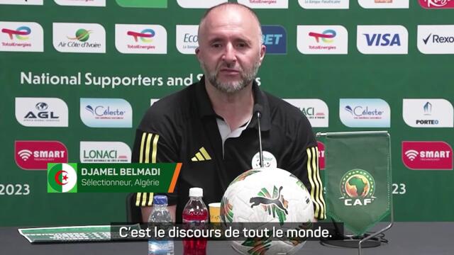 Belmadi : "Je n'aime pas l'idée qu'on tire tous sur Mahrez"