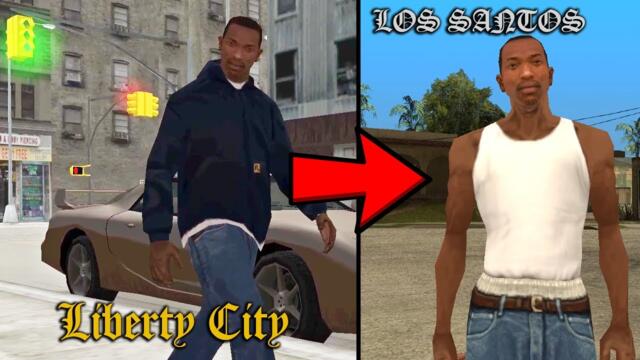 Carl Johnson In Liberty City ( Before Main GTA San Andreas Story )