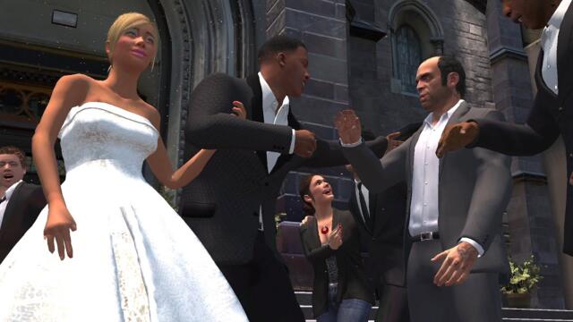 GTA 5 Epilogue - Franklin and Tracey's Wedding