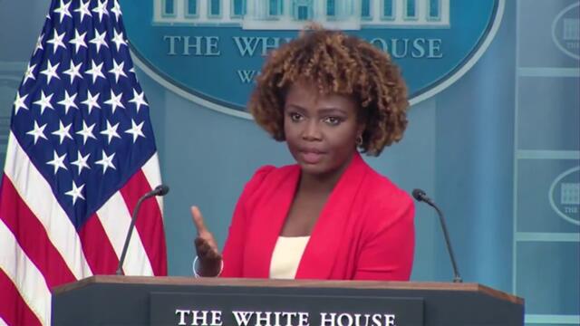 Fox’s Peter Doocy and White House Press Secretary clash over Biden joke