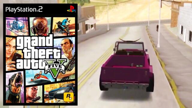 Playing GTA 5 on PS2...