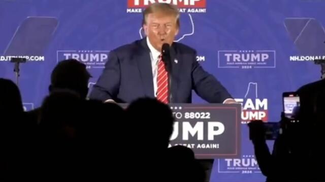 Trump appears to slur words while speaking about drug death penalty