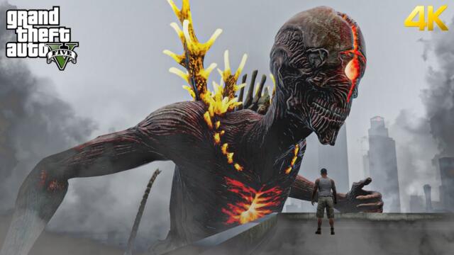GTA 5 - Shin Godzilla's Fifth Form Destroyed Los Santos City