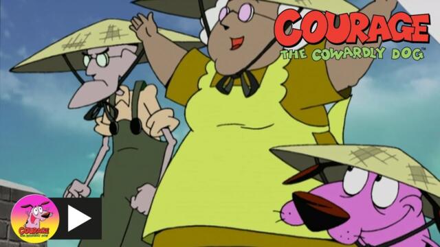 Courage The Cowardly Dog | Trip to China | Cartoon Network