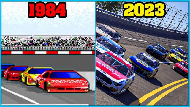 NASCAR VIDEO GAMES EVOLUTION [1984 - 2023]