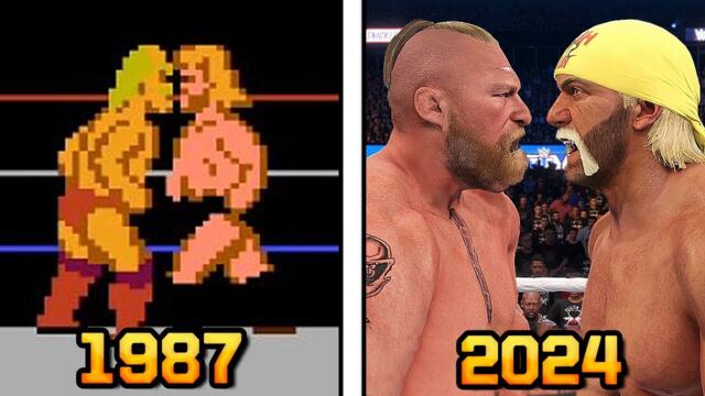 The Evolution of WWE Games 1987 - 2024!