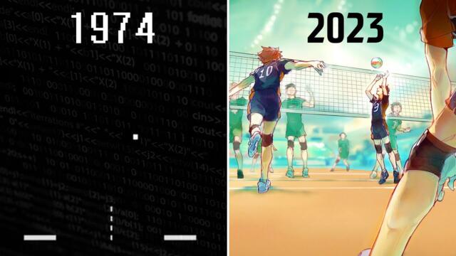 Evolution of VOLLEYBALL Video Games (1974-2023)