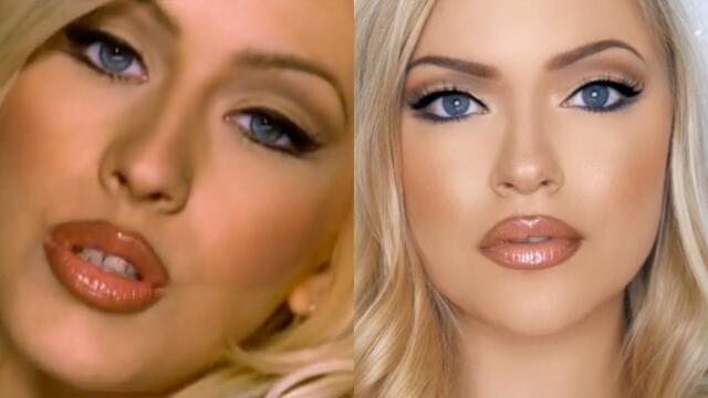 Christina Aguilera Nobody wants to be lonely makeup
