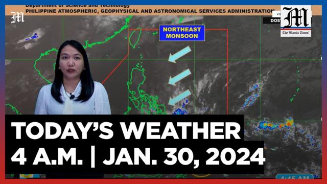 Today's Weather, 4 A.M. | Jan. 30, 2024