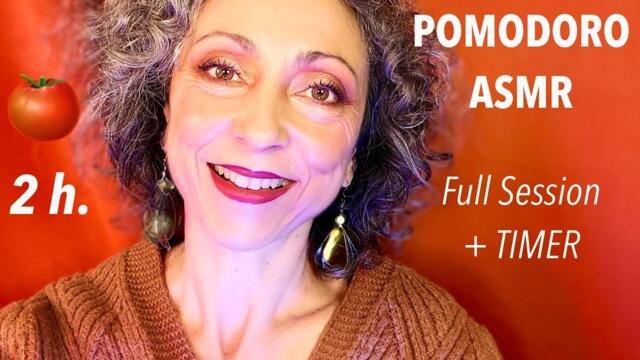ASMR POMODORO Studia e Lavora con Timer e Pause | Sessione COMPLETA