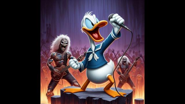 Donald Duck - Run To The Hills (Iron Maiden Cover)