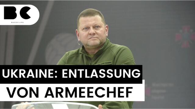 Selenskyj entlässt wohl seinen Armeechef!