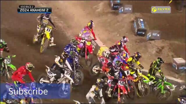2024 AMA Supercross Detroit 450 Heat 2 - INCREDIBLE best of 2024