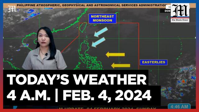 Today's Weather, 4 A.M. | Feb. 4, 2024