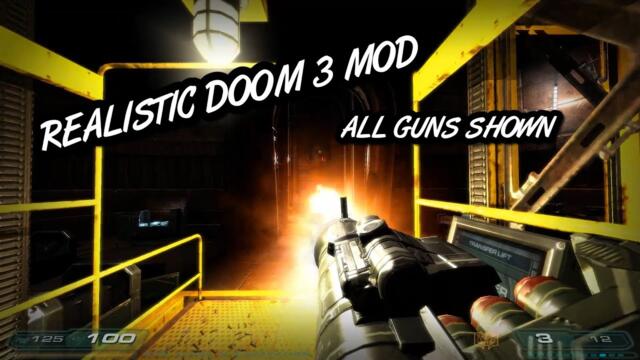 (All Guns Shown) Overthinked Doom 3 Mod