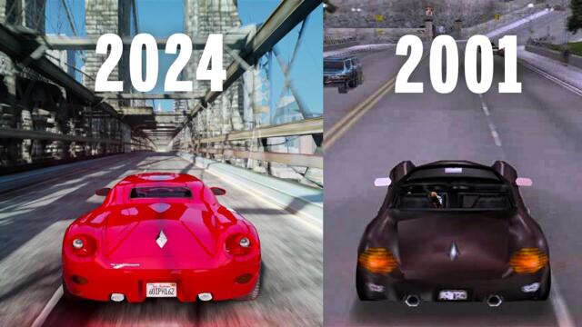 GTA III 2001 VS 2024 Remake Graphics Comparison - Grand Theft Auto 3 Remastered [GTA  V Mods]