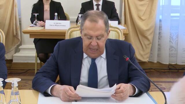 С.Лавров на заседании Делового совета, Москва, 6 февраля 2024 года