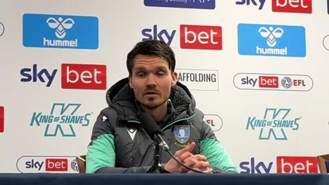 Danny Röhl discussing Sheffield Wednesday's FA Cup exit to Coventry City