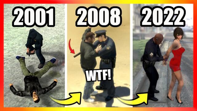 Evolution of BUSTED LOGIC in GTA Games (2001→ 2022)