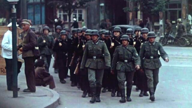 German occupation of Kharkov, Soviet Union 1942 | (WW2 Color Footage)