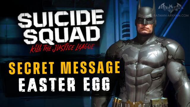 Suicide Squad NEW Easter Egg - Secret Message [Batman Will Return?]