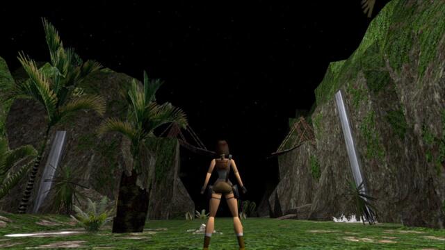 Tomb Raider (1996): Level 3 The Lost Valley, in the Croft Engine, 4k, HD textures