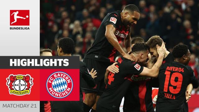 Leverkusen Beat Bayern! | Bayer 04 Leverkusen - FC Bayern 3-0 | Highlights | MD 21 – Bundesliga