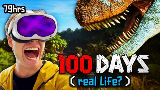 i Survived 100 Days in Ark Survival Ascended VR