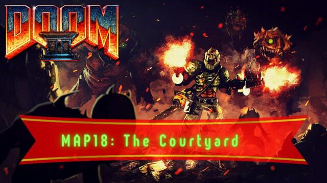 Doom II (Project Brutality) (Map18: The Courtyard)