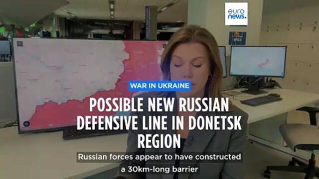 Russian forces may have assembled 30 km barrier in Donetsk region