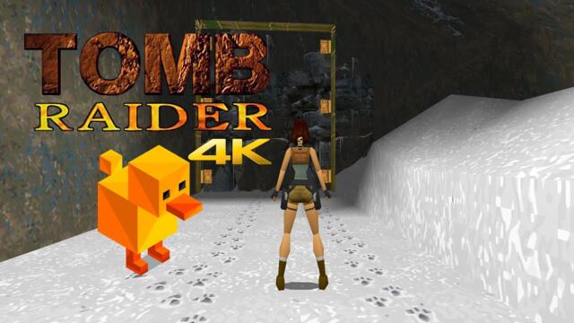 DuckStation 0.1-3250 | Tomb Raider I 4K UHD | PS1 Emulator Gameplay