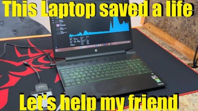 HP Laptop survived the war in Ukraine and saved my friends life. Now I need to save it's life.