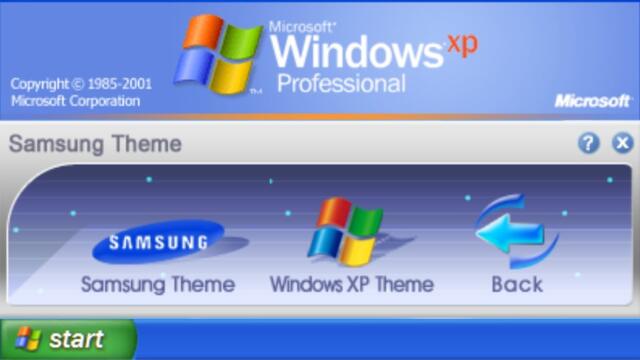 Samsung Theme (1.1.1.6) For Windows XP (2003)